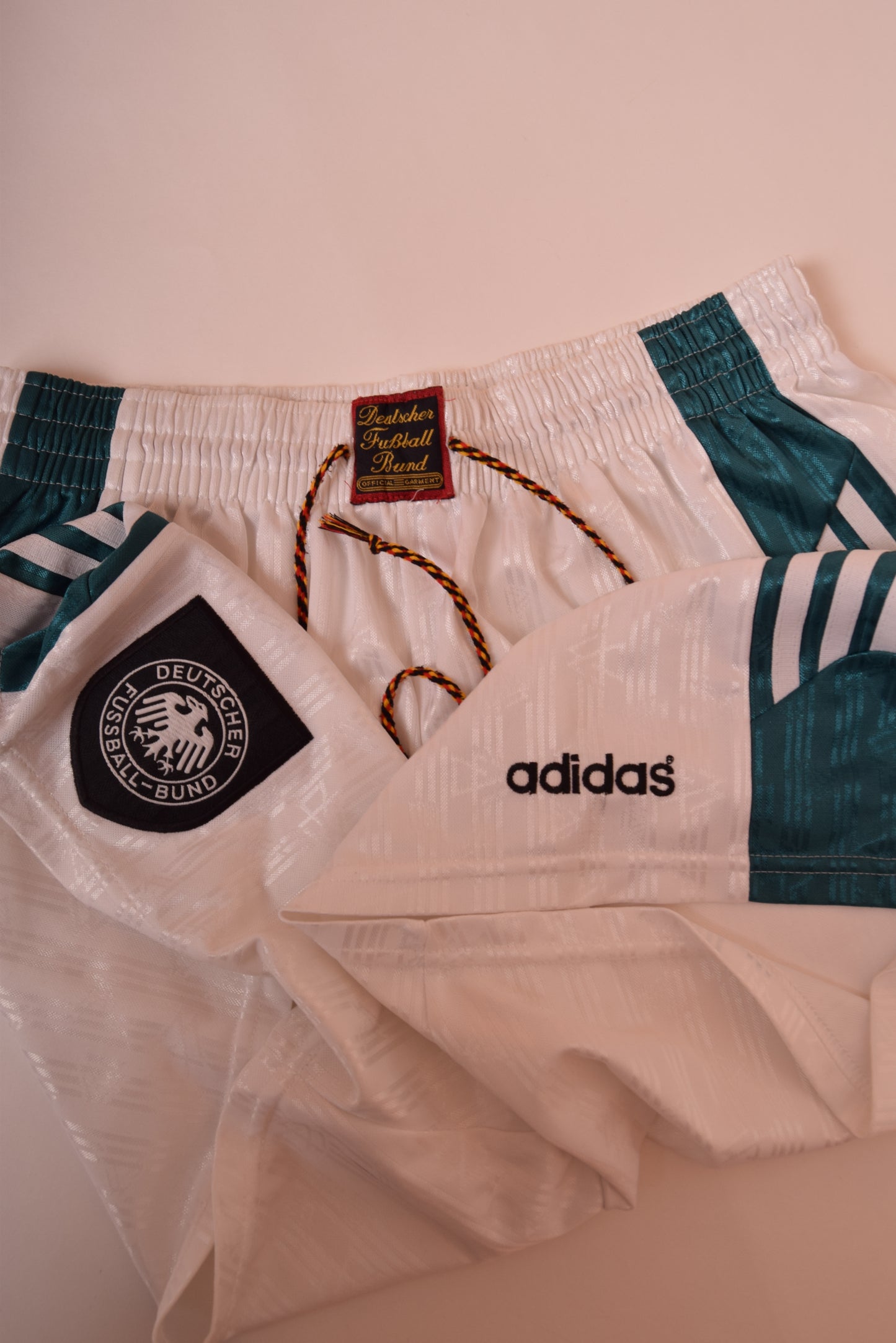 Vintage Adidas Germany Shorts Away 1996-1997 White Size L