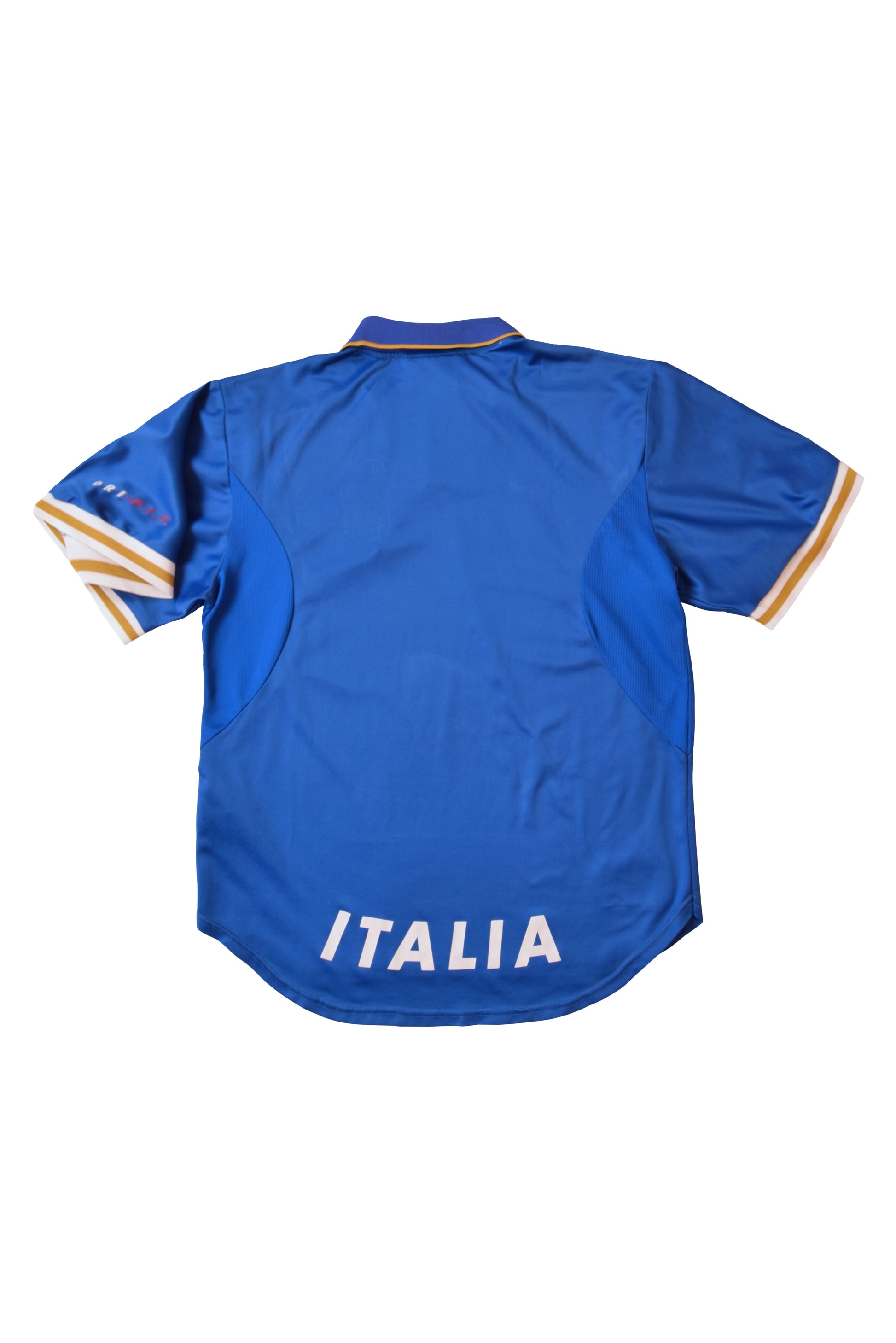 Vintage Italy 1996-1997 Nike Premier DRI FIT Home Football Shirt  Size M Euro 96 Blue