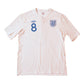 England Umbro 2010-2012 Home Football Shirt Frank Lampard #8 White