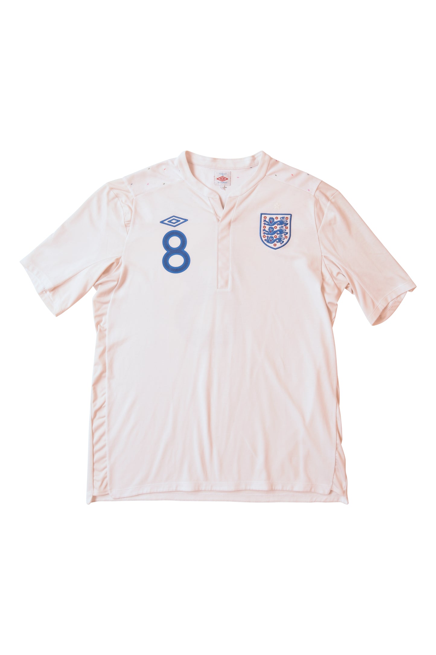 England Umbro 2010-2012 Home Football Shirt Frank Lampard #8 White