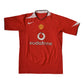 Nike Manchester United '04-'06 Cristiano Ronaldo Football Shirt Home #7 Red Vodafone 