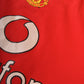 Nike Manchester United '04-'06 Cristiano Ronaldo Football Shirt Home #7 Red Vodafone 