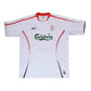 Liverpool Reebok 2005-2006 Away Football Shirt Champions of Europe 2005 White PlayDry Size L-XL