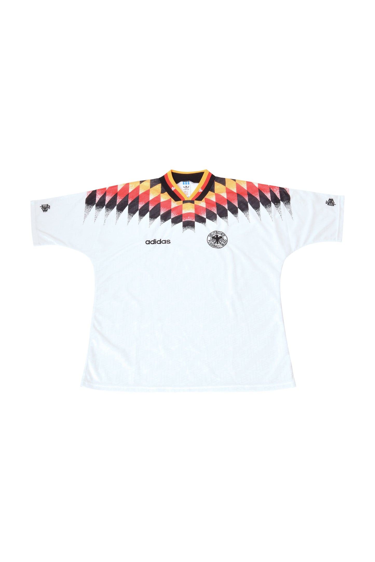 Vintage Germany Adidas 1994 -1995 Home Football Shirt White Size L