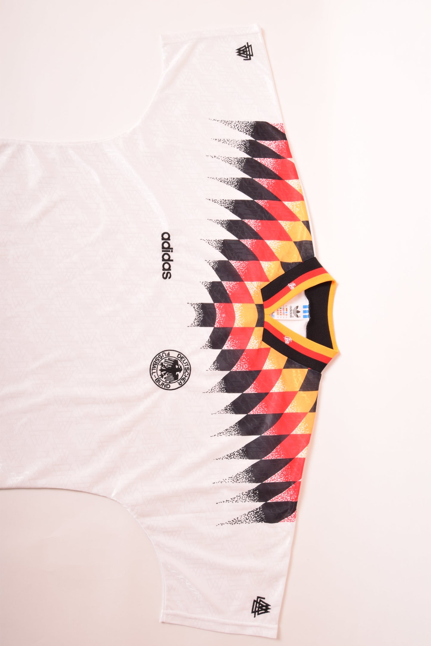 Vintage Germany Adidas 1994 -1995 Home Football Shirt White Size L