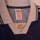 Vintage Real Madrid Adidas 1998-1999 Away Football Shirt Size M Teka Blue 