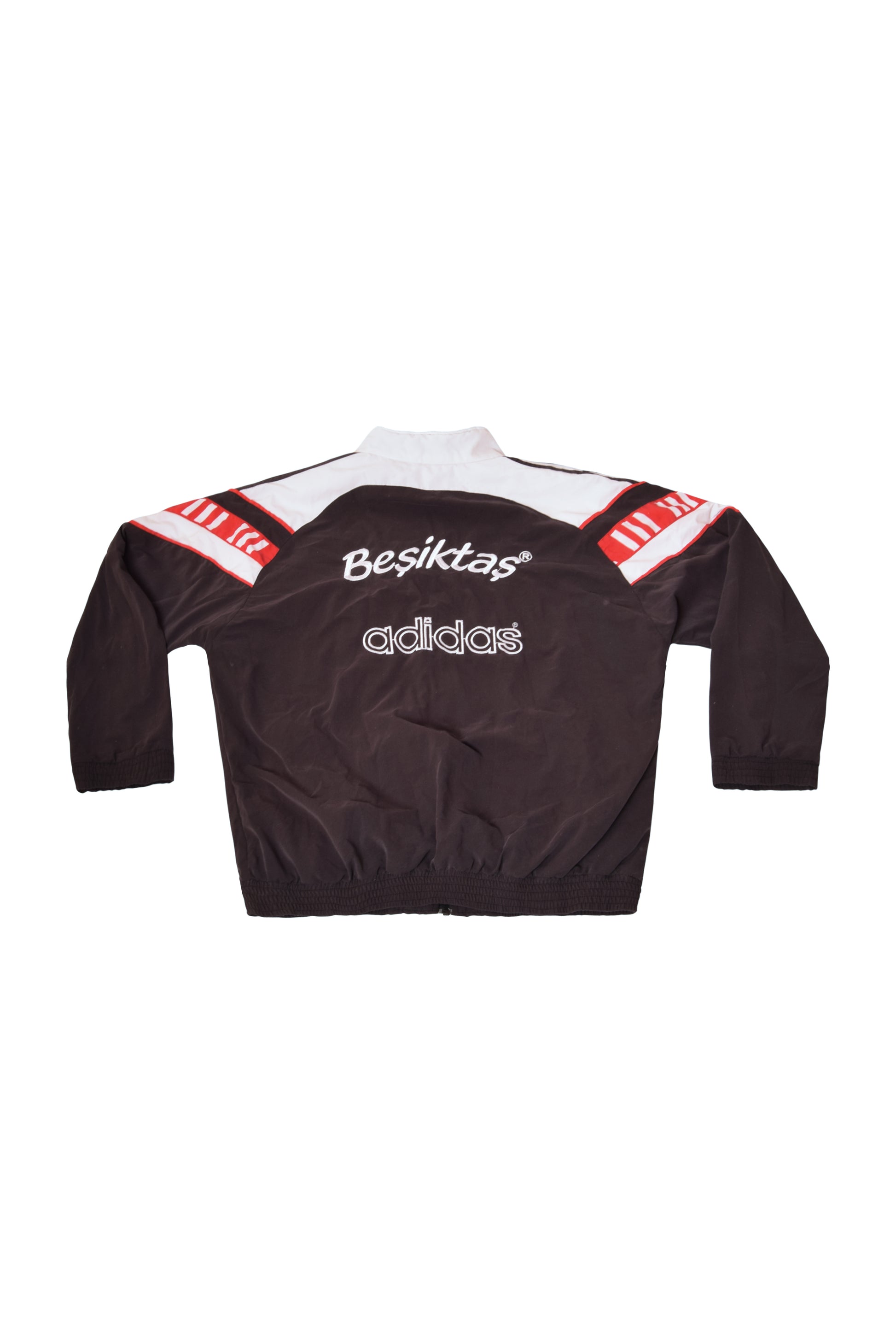 Vintage Besiktas Adidas Track Top Jacket 1997-1998 Black Red White