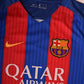 FC Barcelona Nike Home Football Shirt 2016-2017 Red Blue Size XL Qatar