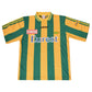 Vintage FC Nantes Adidas 1996 - 1997 Home Football Shirt Eurest Playstation Synergie Size L Yellow Green
