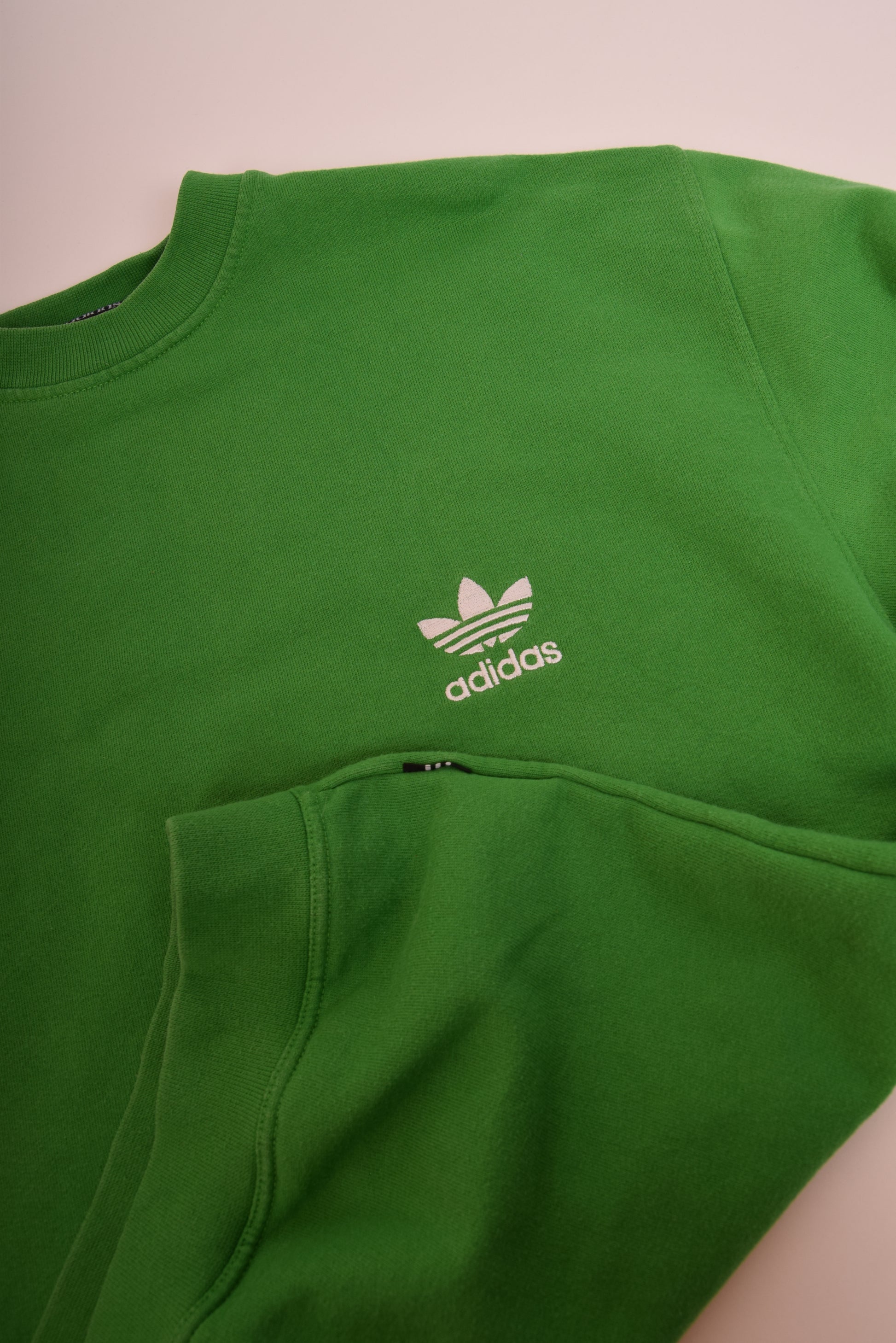 Vintage Adidas Sweatshirt 90's Size M Green