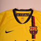 Barcelona Nike Away Football Shirt 2008-2009 Yellow Size M