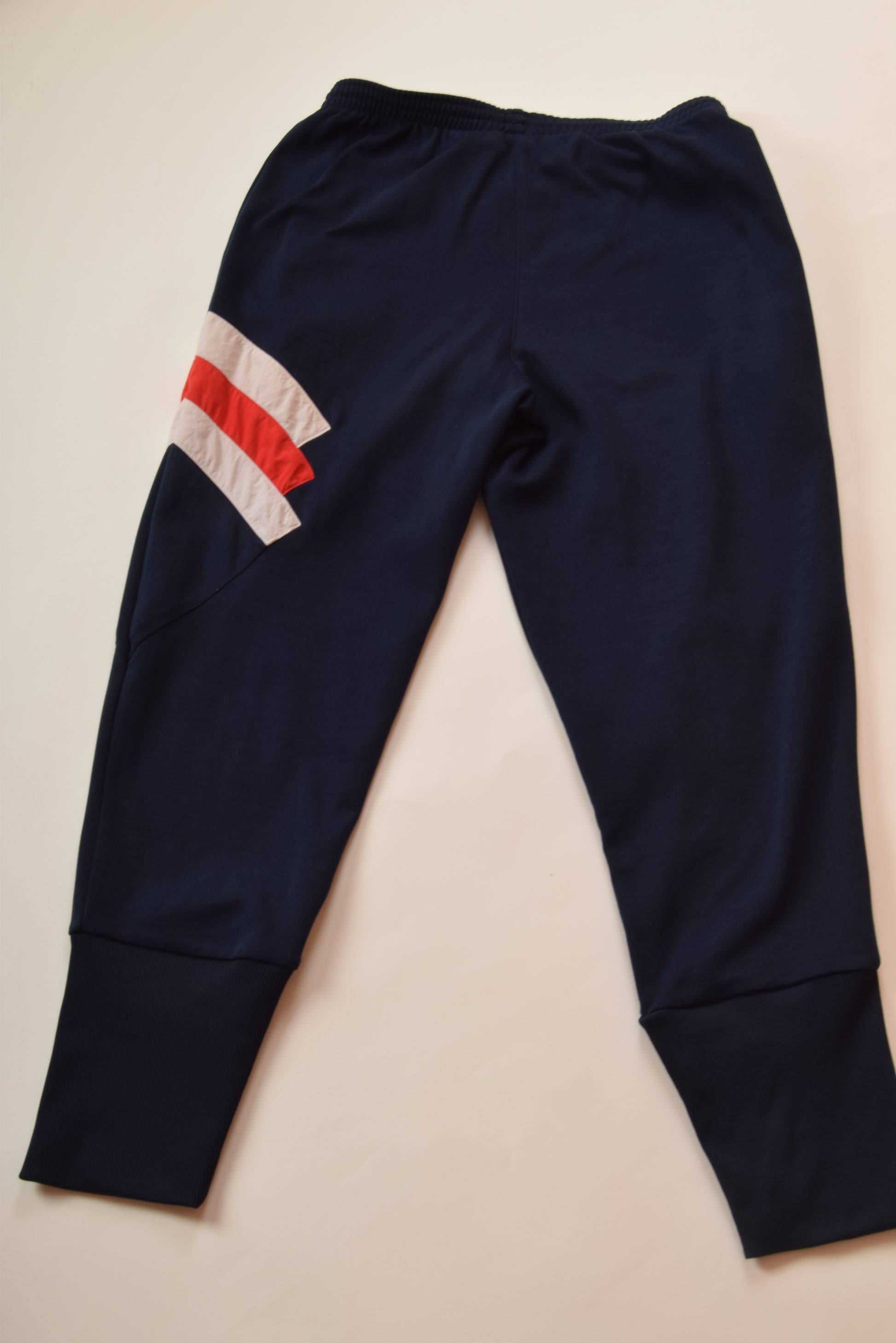 Adidas Originals mens vintage 90s Black Blue Tracksuit Track Pants size D7  (L)