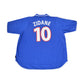 Zinedine Zidane France Adidas Home Football Shirt Euro 2000 Size XL Blue