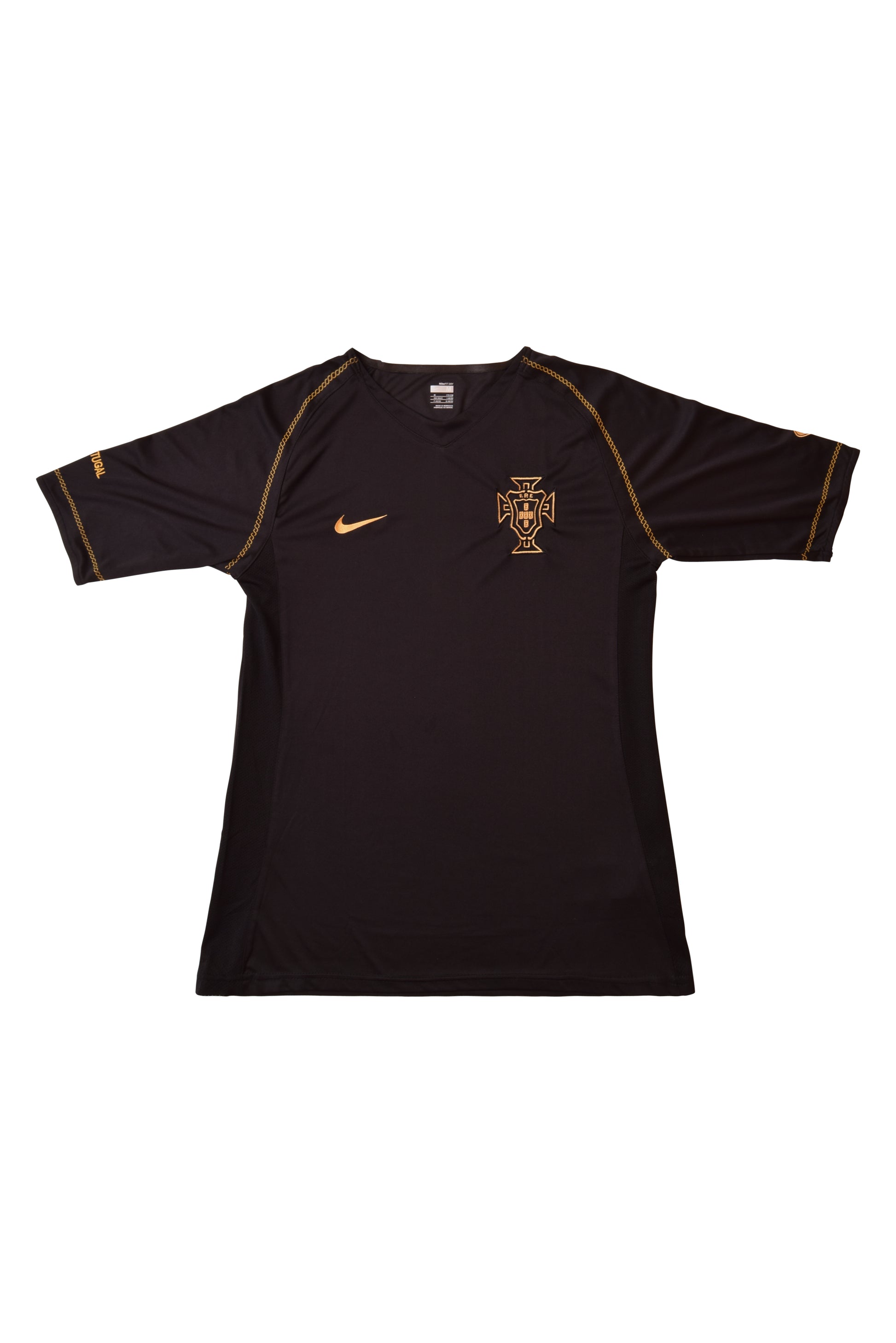 Portugal Nike Football Shirt Black Size M FIT DRY 2006 2007