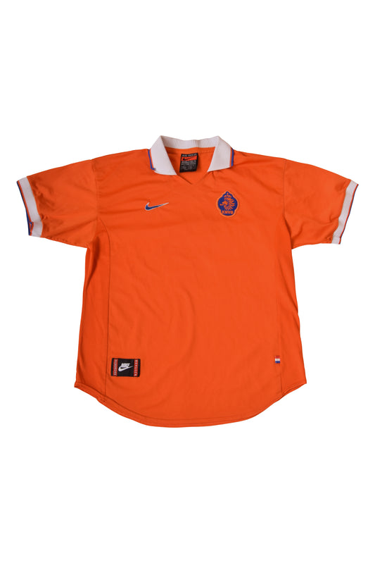 Vintage Holland Netherlands '96-'97 Nike Premier Home Football Shirt Size XL Orange Made in Uk