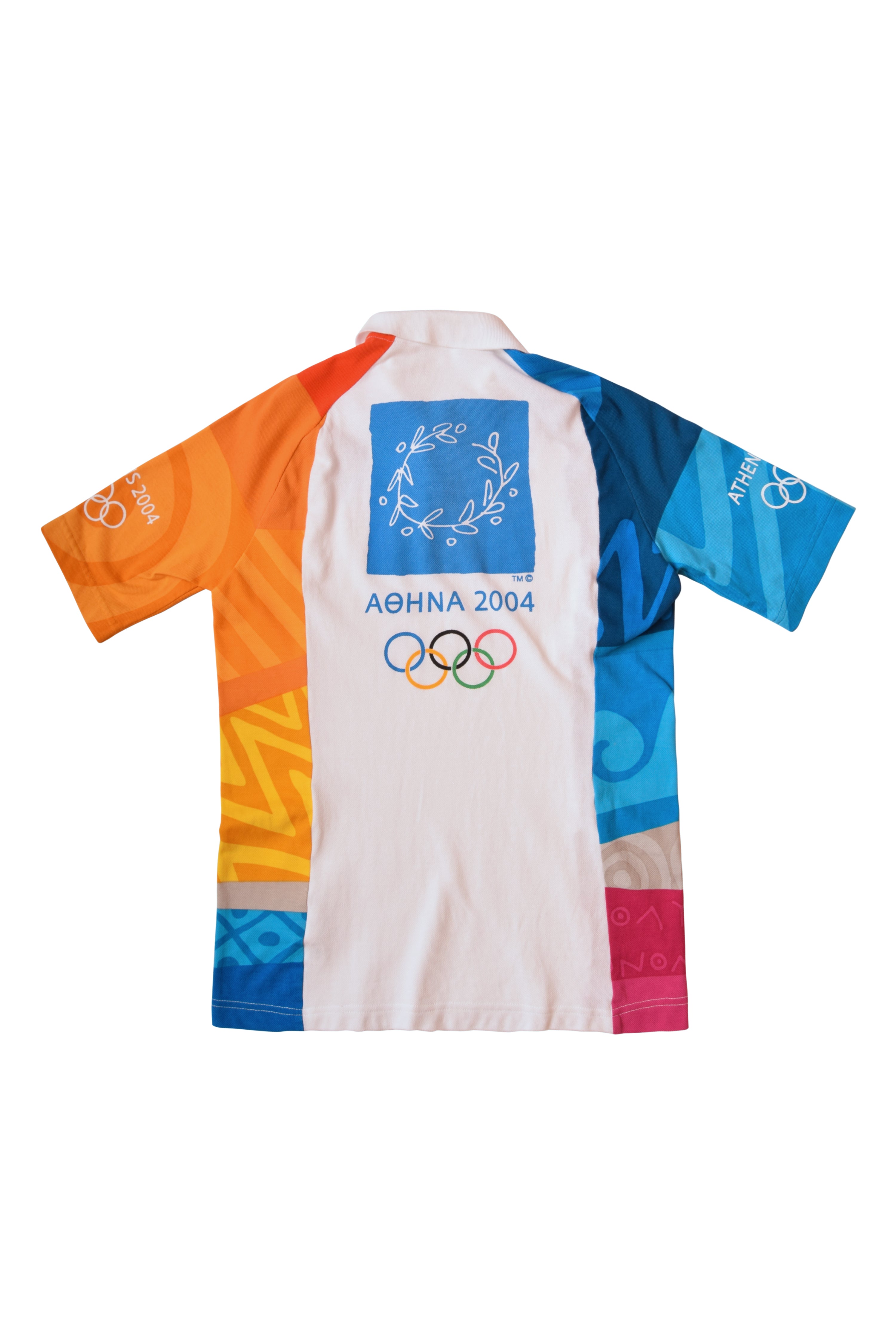 Adidas Polo Shirt Athens 2004 Olympic Games 100 Cotton Greatest Hits