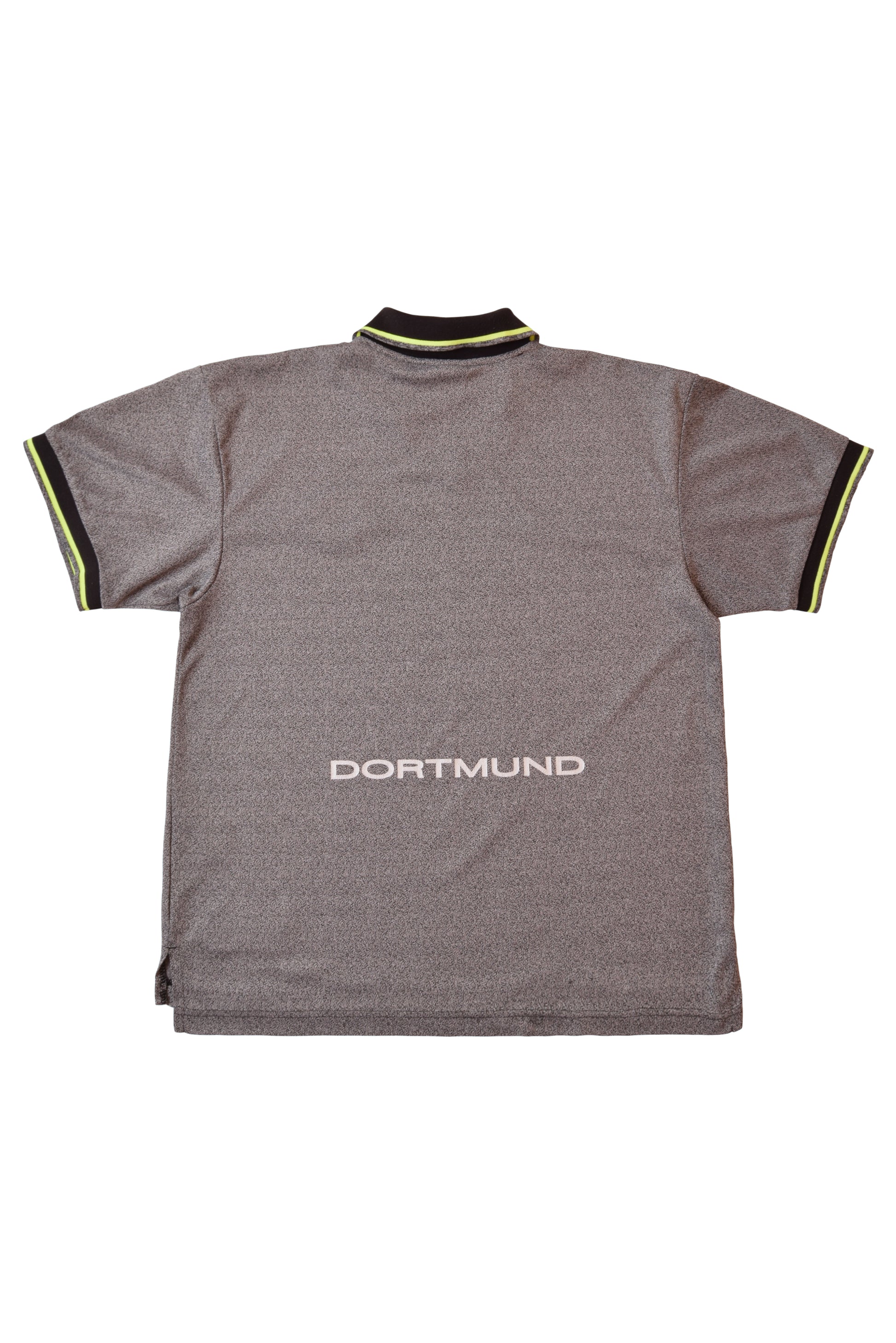 Vintage Borussia Dortmund BVB NikeTeam 1997-1998 Football Shirt Size L Die Continental Made in UK Grey Away