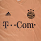 Bayern Munchen Adidas Roy Makaaay Away Football Shirt Size XL T COM #10 Gold