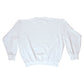 Vintage Lacoste Sweatshirt Crew Neck Pique Made in France 100% Cotton White Size M-L