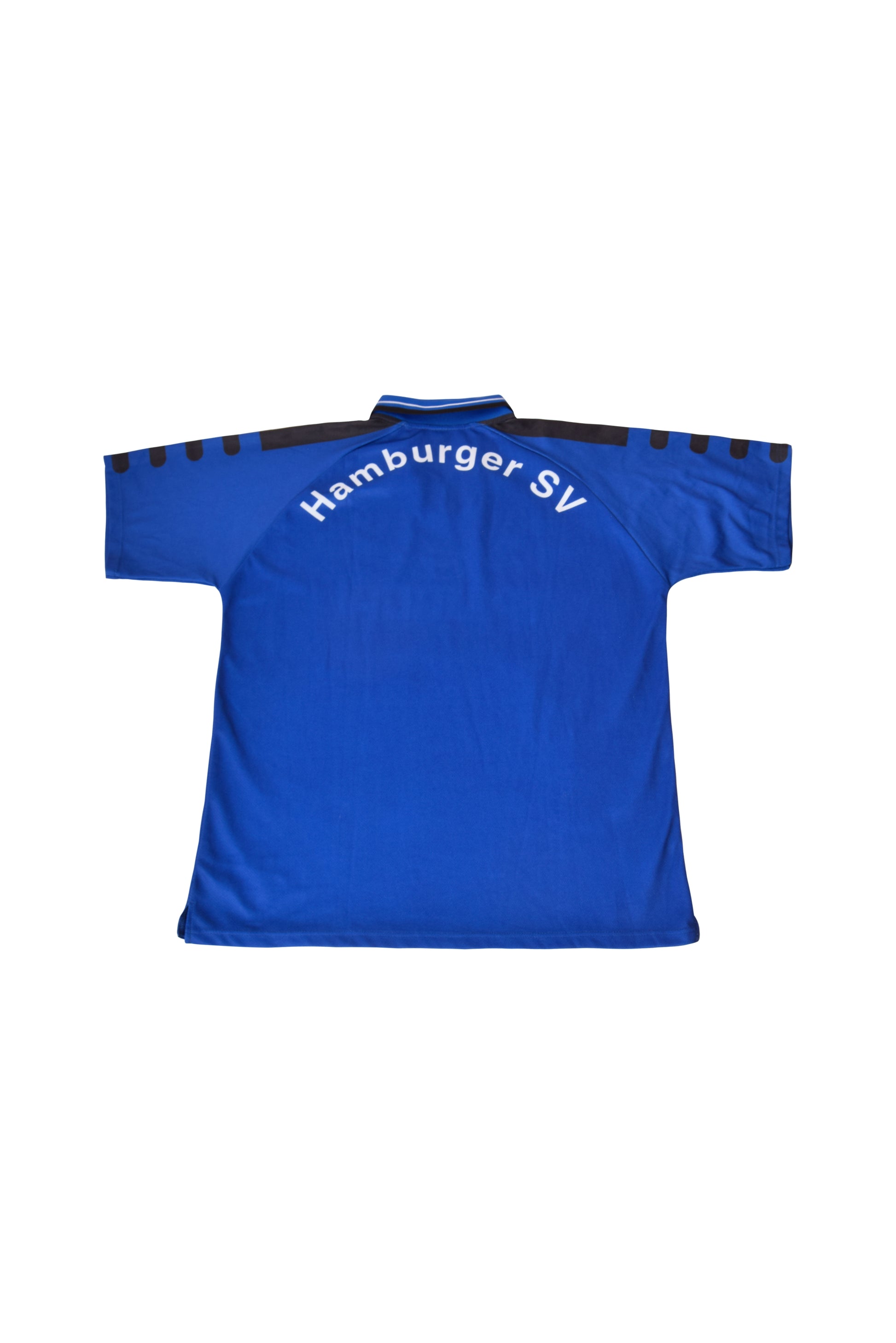 Vintage Hamburg Fila 199-2000 Away Football Shirt Size M Blue Hyundai