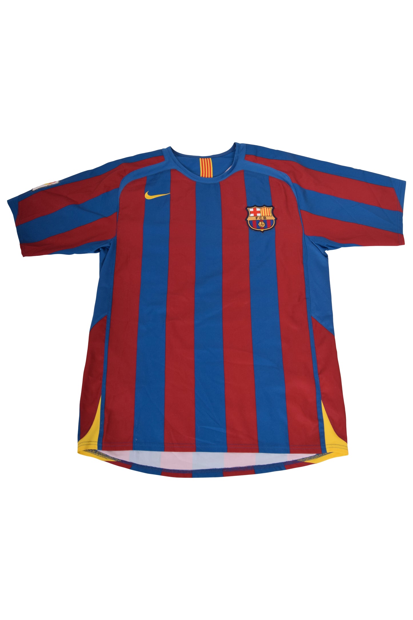 Ronaldinho Barcelona Nike 2005 - 2006 Home Football Shirt Size M