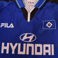 Vintage Hamburg Fila 199-2000 Away Football Shirt Size M Blue