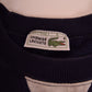 Vintage Lacoste 80's Sweatshirt Made in France Size L-XL Blue Navy