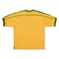 Vintage Nike Brazil 1998 - 1999 Home Football Shirt Size XL Yellow Green