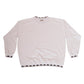 Vintage Ellessse Sweatshirt Crew Neck Size L-XL White