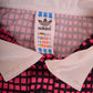 Vintage Adidas Referee Shirt Euro 1996 Size XL Black Pink Made in England