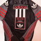 Vintage 90's Adidas 'The Brand With Three Stripes' Jersey Size M Black Grey Red