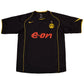 BVB Borussia Dortmund Nike Away Football Shirt '04-'05 Black Size XL E-ON