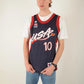 Vintage 90s Champion Jersey USA Reggie Miller No 10 Size S
