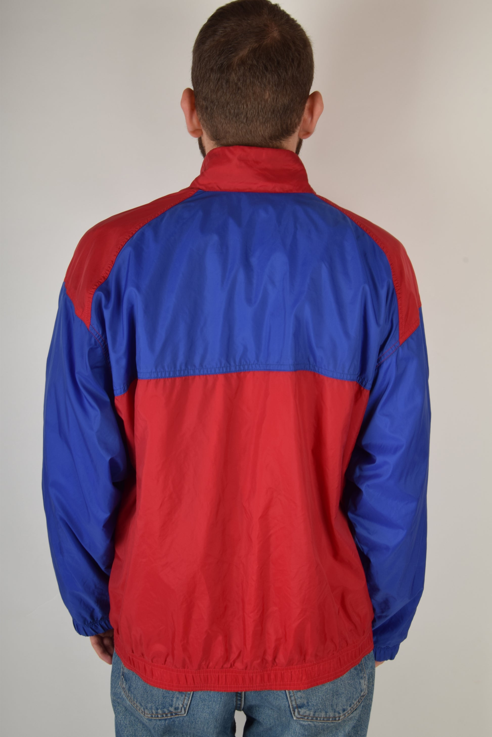 Vintage 90's Nike Jacket / Shell Size L  Red Blue White