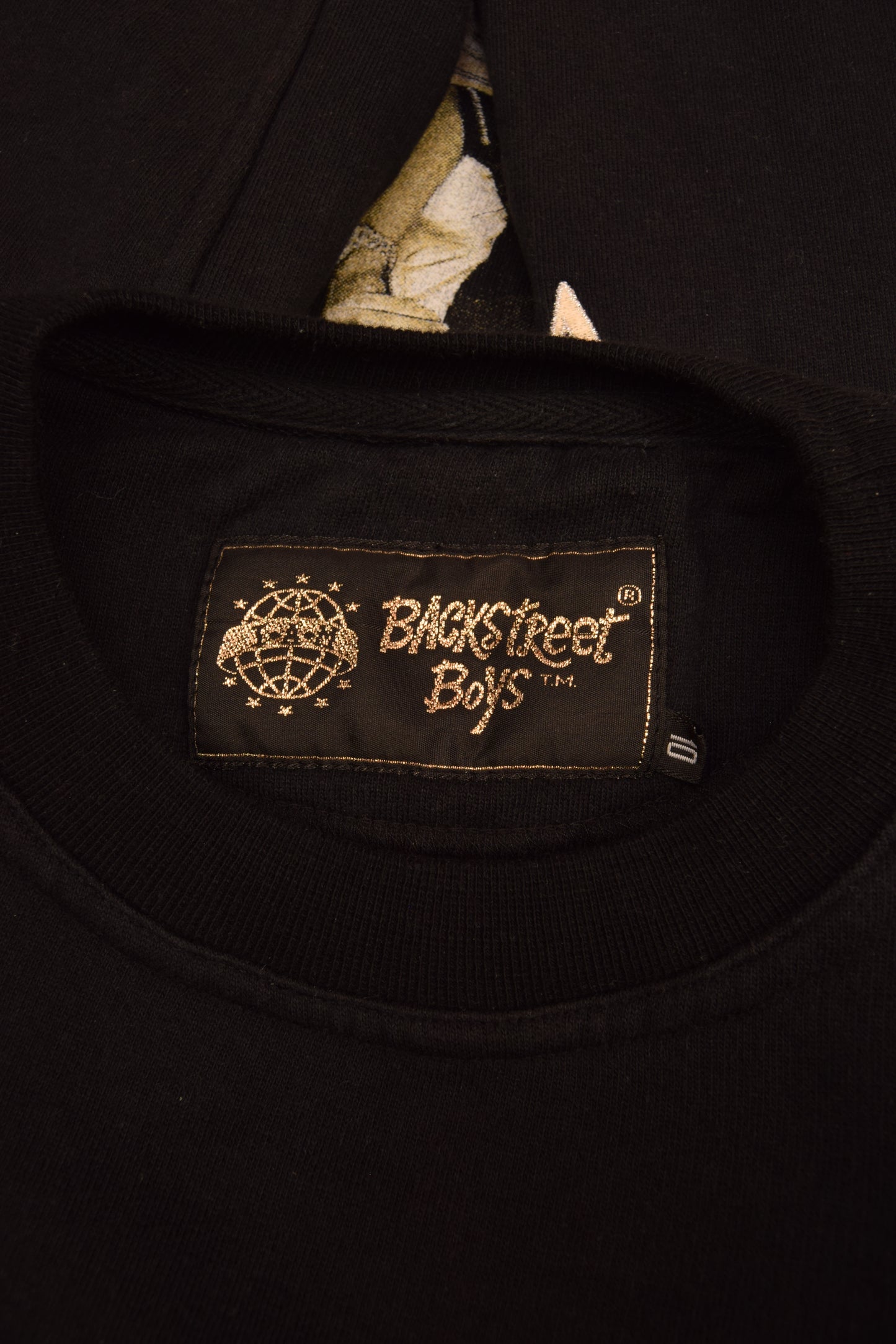 Vintage 1996 BackStreet Boys BSB I.A.M. Bad Mad Next Generation Authentic Sweatshirt Black