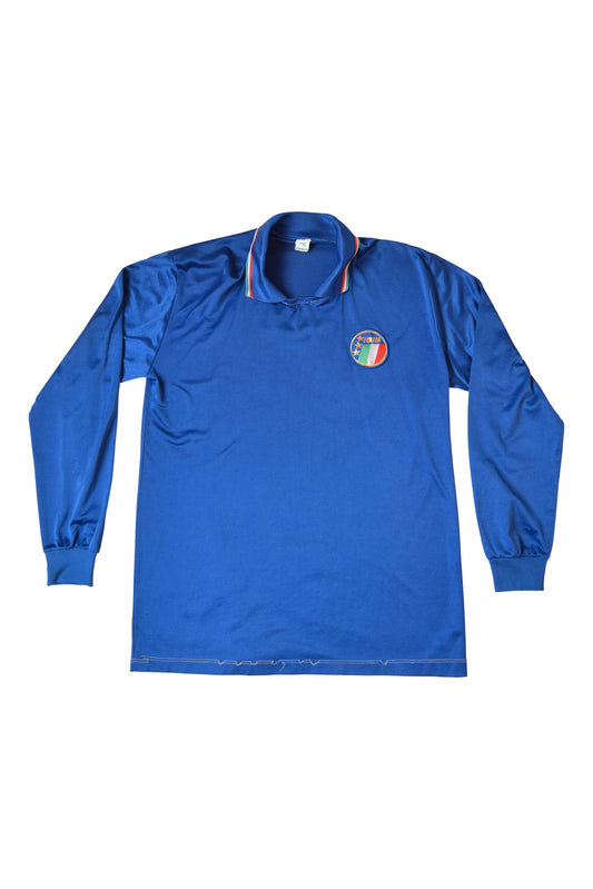 RARE Vintage Diadora Italy Italia Football Shirt Made in Italy 1986-1990