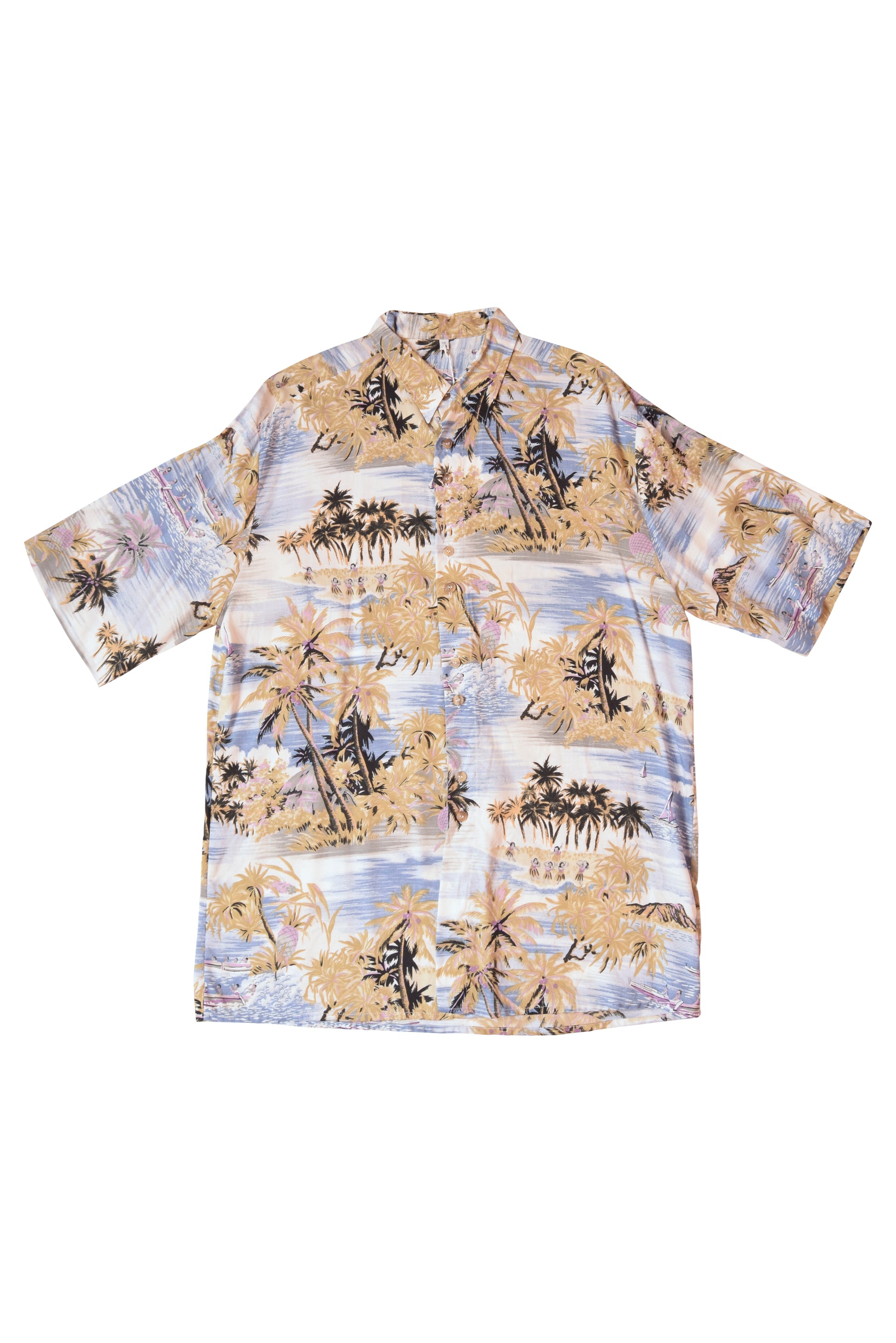 Vintage Tropical Shirt Size M-L
