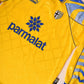 Vintage AC Parma 1995-1997 Away 3rd Football Shirt Yellow Parmalat Size XL Made in Italy Long Sleeve Puma