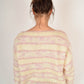 Vintage 90s Jumper Hand Made with Glitter Stripes 