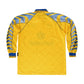 Vintage AC Parma 1995-1997 Away 3rd Football Shirt Yellow Parmalat Size XL Puma Made in Italy Long Sleeve