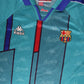 Vintage FC Barcelona Kappa 1995-1997 Away Football Shirt Size XL Green