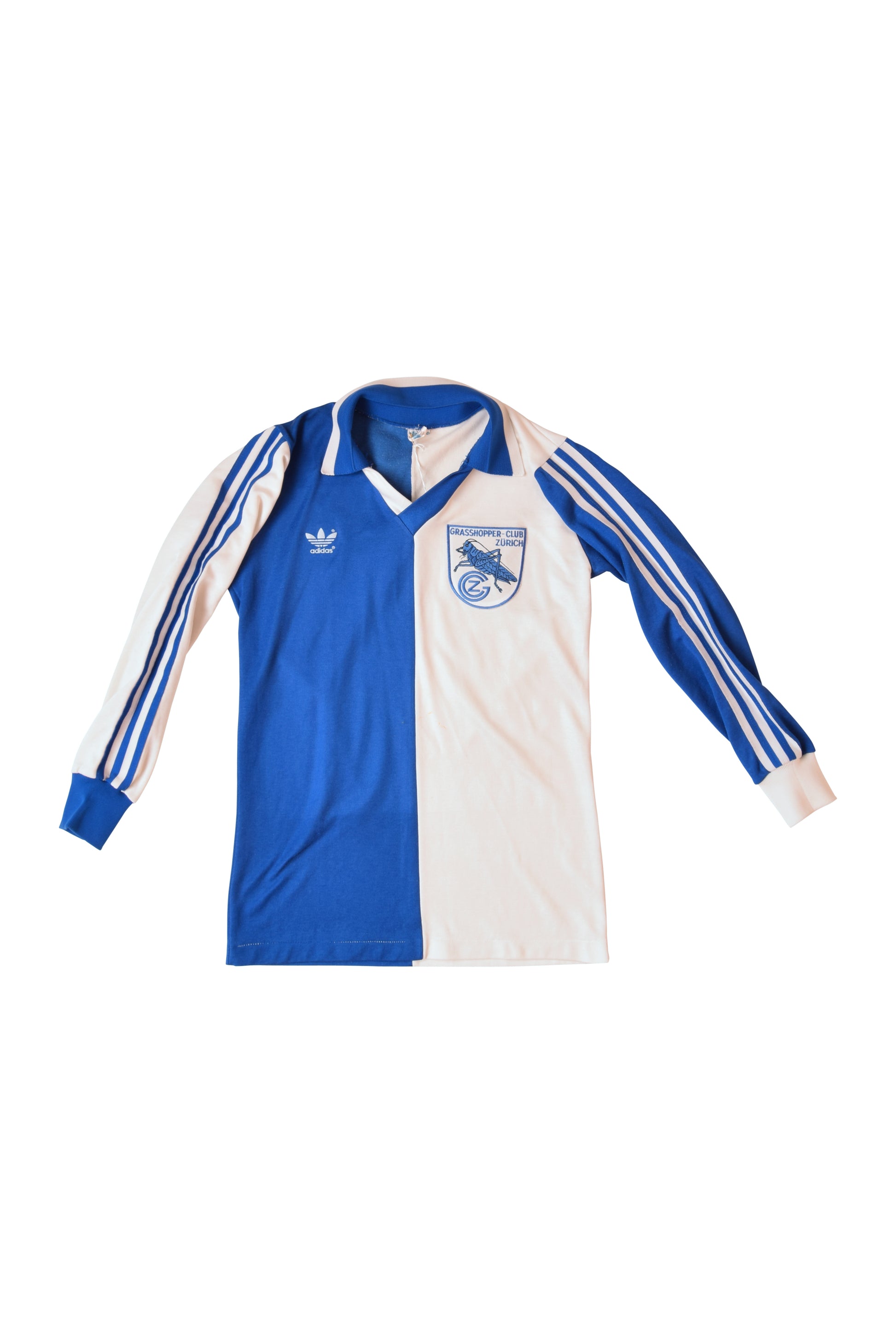 Vintage Grasshoppers Zurich Adidas Home Football Shirt 1981-1984 