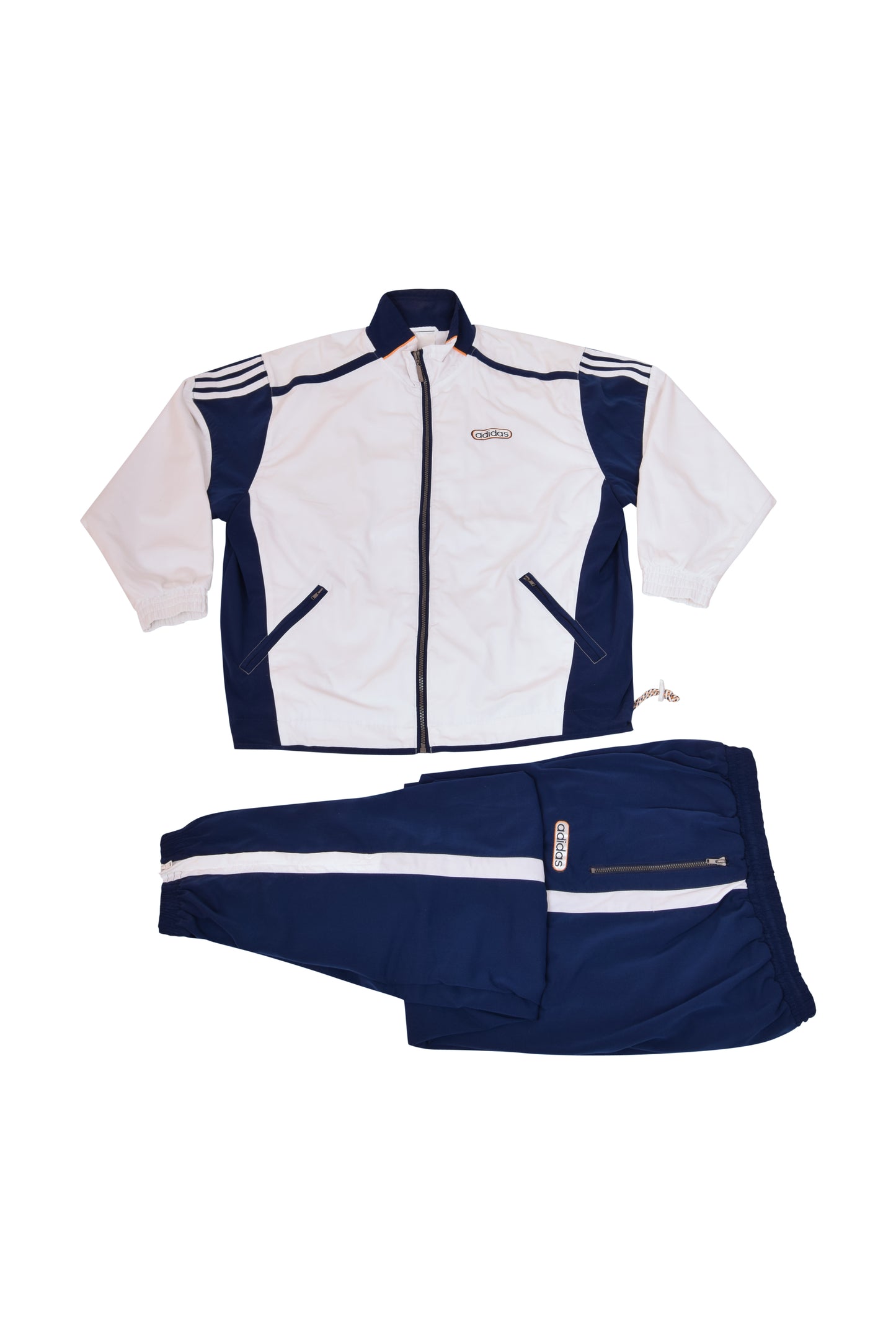 Vintage Adidas Tennis Track suit 90's White Blue