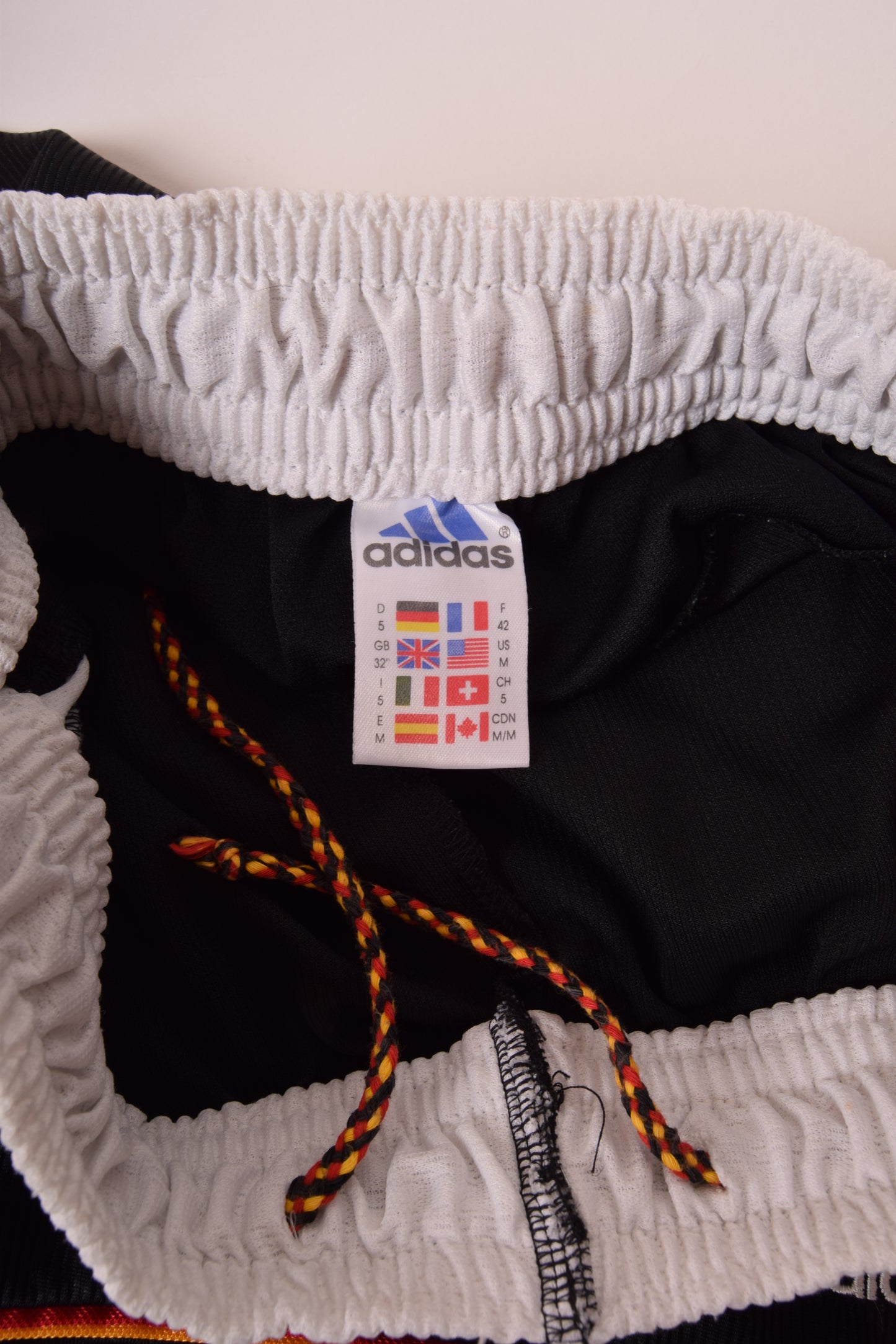Vintage Germany Deutschland Adidas 1998-1999 Home Football Shorts Black Size M