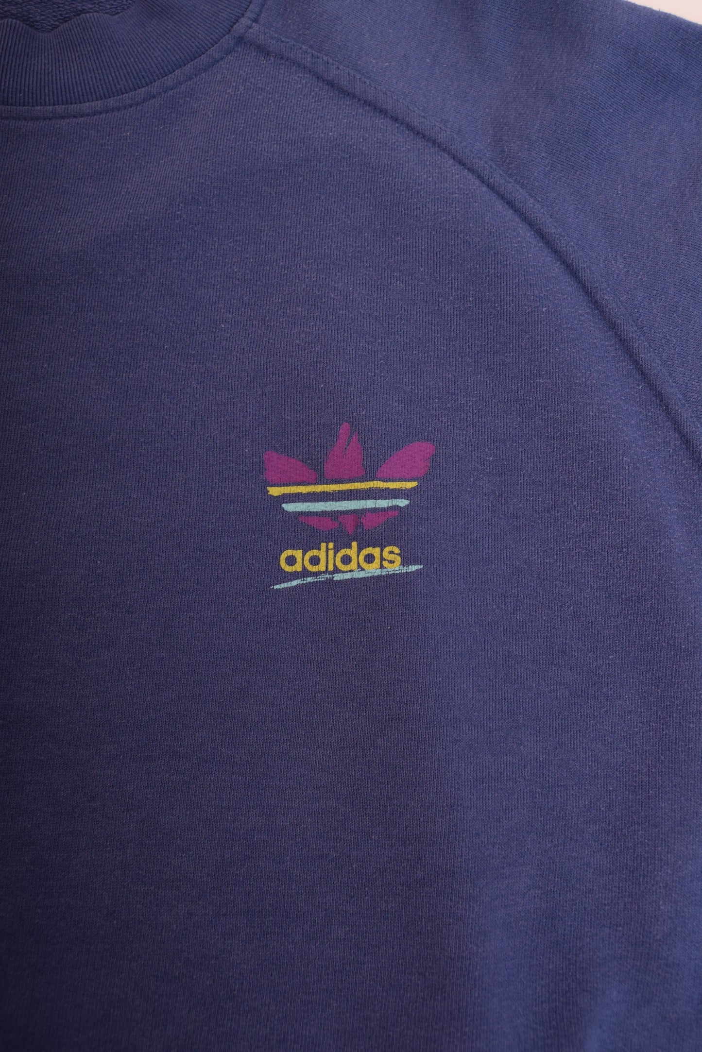 Vintage Adidas Sweatshirt 90's Size M-L Purple