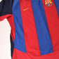 Barcelona Nike 2003-2004 Home Football Shirt Size M Red Blue