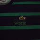 Vintage 80's Lacoste La Chemise Pique Sweatshirt Crew Neck Made in France Blue Green Size XL-XXL  Stripes