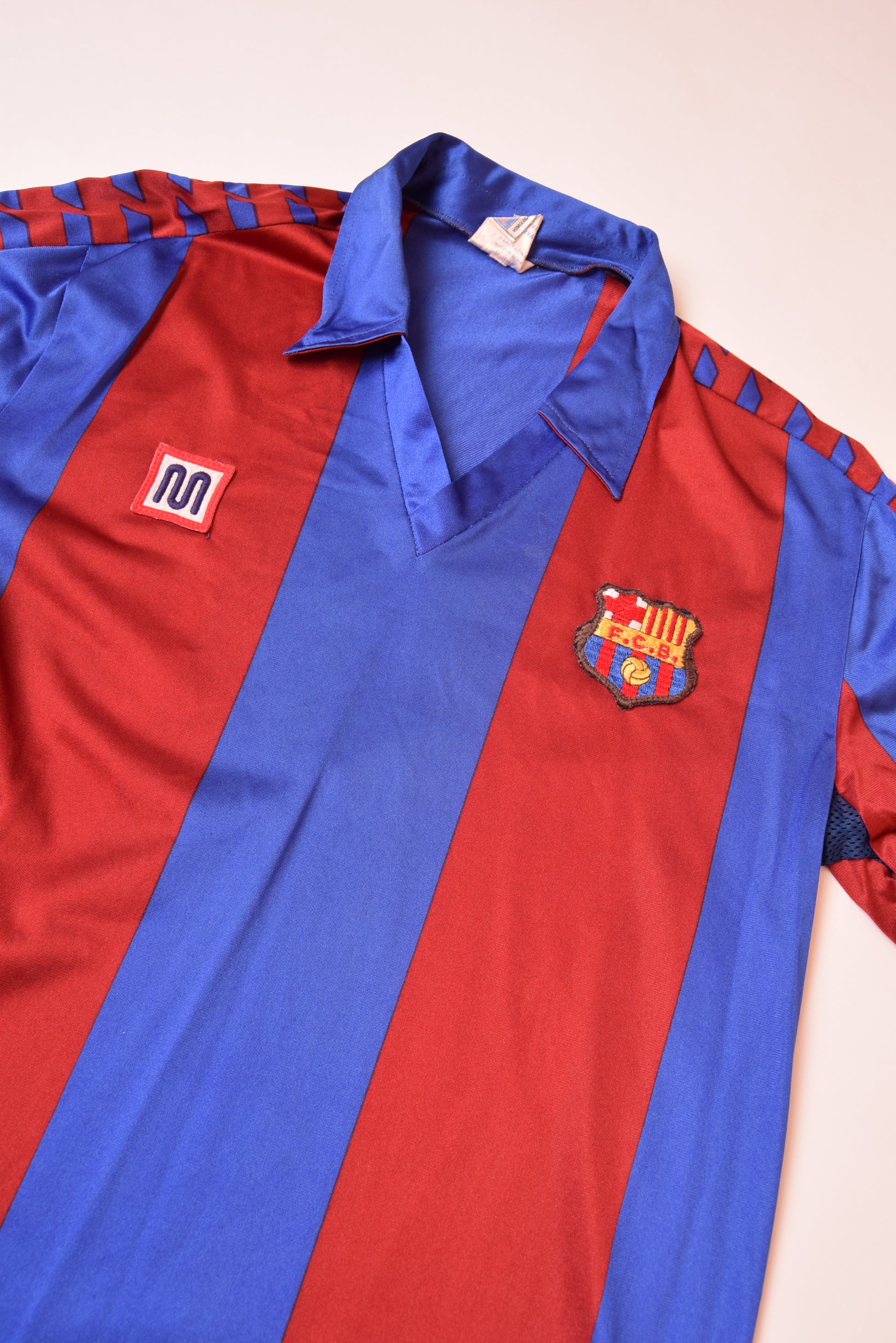 Vintage Meyba FC Barcelona Home Football Shirt / Jersey '84-89 Made in Spain Size S-M