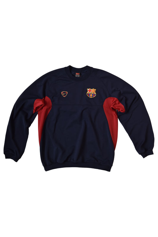 Vintage Barcelona Nike Team '00-'01 Sweatshirt Size M