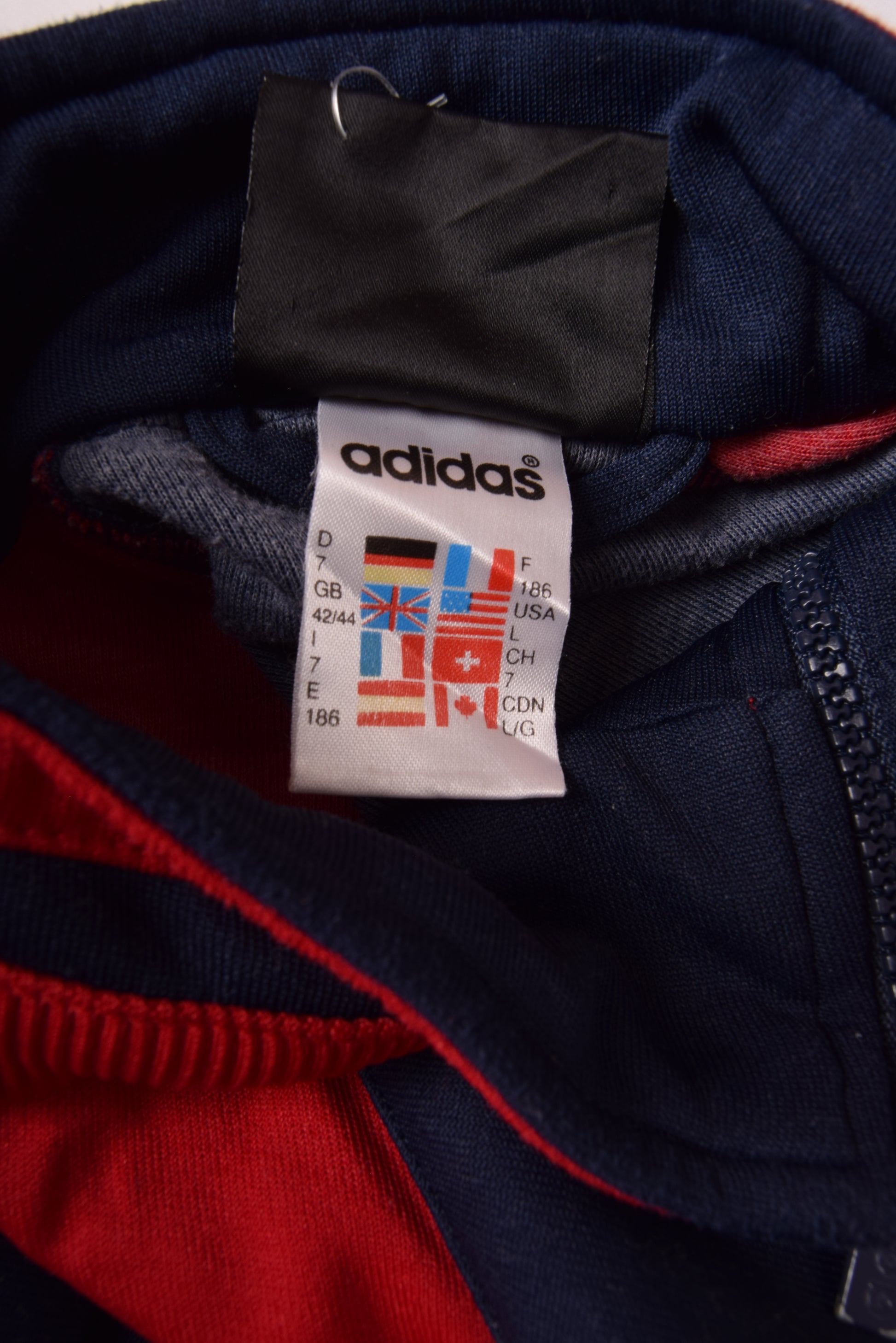 Vintage 90's Adidas Jumpsuit Size L Blue Red White